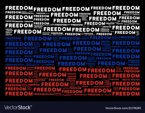 Russian flag pattern of freedom words Royalty Free Vector