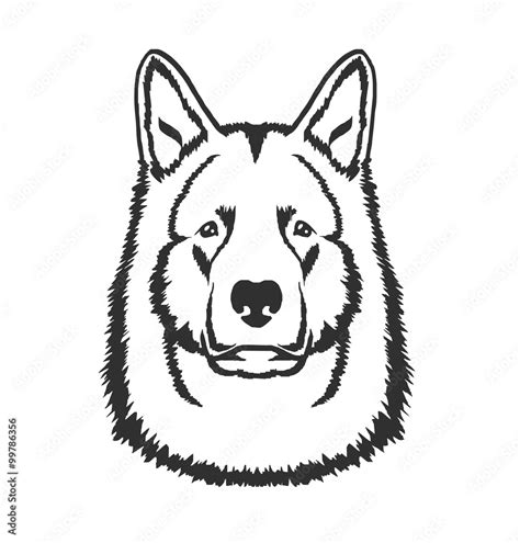 Dog head vector black logo icon illustration Stock Vector | Adobe Stock