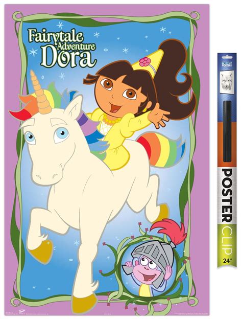 Nickelodeon Dora The Explorer - Fairytale Wall Poster, 22.375" x 34 ...