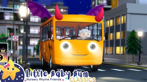 Wheels On The Halloween Bus! | HALLOWEEN 2019 | Little Baby Bum Animal ...