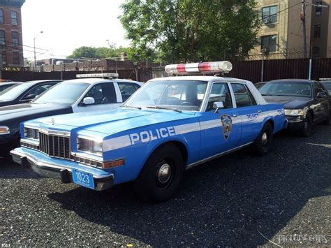 PICTURE CAR SERVICES LTD | Dodge Diplomat Blue 1985 Police, NYPD ...