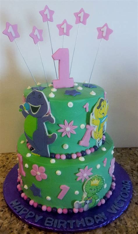 Barney, Baby Bop And Bj! - CakeCentral.com