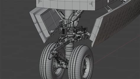 Space Shuttle Landing Gear - 3D Model by Albin