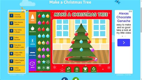 Make a Christmas Tree _ abcya _ cool math - YouTube