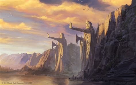 The Argonath - Lord of the Rings TCG by jcbarquet on DeviantArt