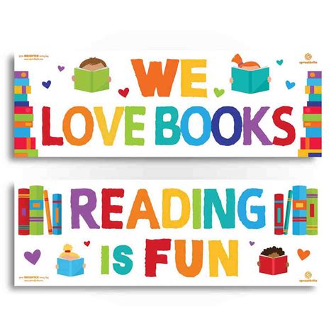 Classroom Reading Banner Set 2 | Sproutbrite