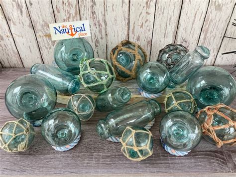 2.5 4 Japanese Glass Fishing Floats Old | Etsy