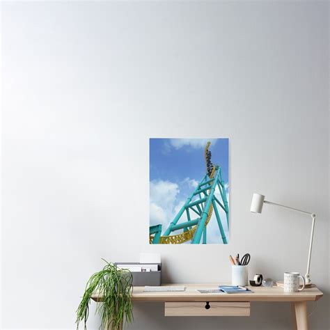 "Wicked Twister Roller Coaster Spiral" Poster for Sale by ...