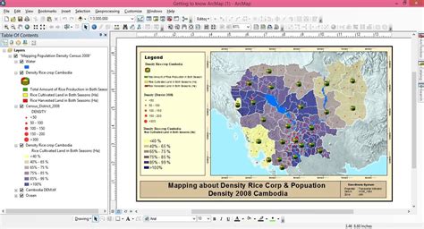 Map Layout in ArcMap | Map layout, Map, Layout