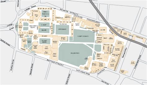 Trinity College Campus Map – Map VectorCampus Map