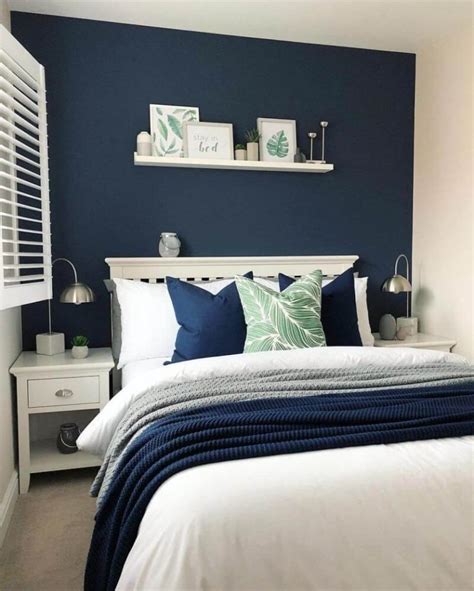 20+30+ Navy Blue Bedroom Color Schemes – HOMYRACKS