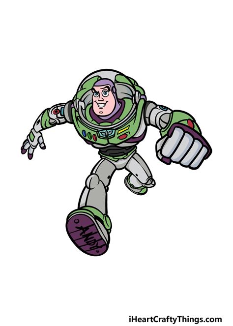 Buzz Lightyear Face Drawing