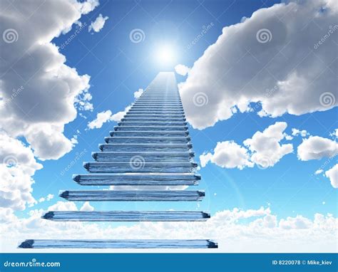 Staircase to heaven stock illustration. Image of godly - 8220078