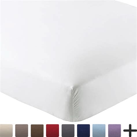 2 Twin XL Fitted Bed Sheets (2-Pack) - Twin Extra Long, 15" Deep Pocket ...