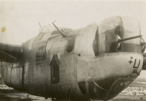 Nose art on the Consolidated B-24 Liberator "Stinky" in Europe in 1945 ...