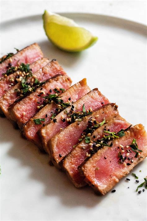 Recipe and Marinade for Ahi Tuna: 5 Ingredients and Ready in 10 Minutes ...