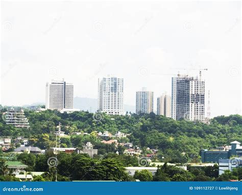 Cebu city skyline editorial photography. Image of centre - 109112727