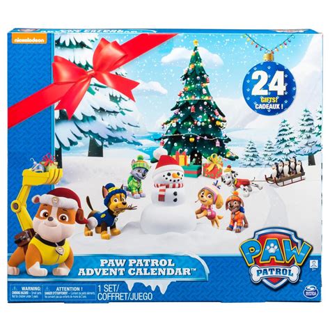 Spin Master - PAW Patrol Paw Patrol Advent Calendar With 24 Collectible ...