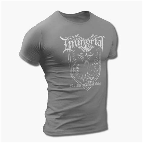 Immortal T-Shirt, Immortal Northern Chaos Gods Tee, Black Metal Merch ...