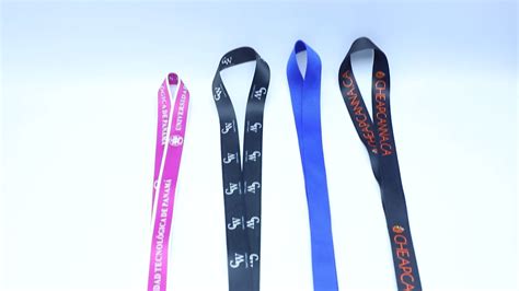 Personalized Custom Printing Logo Polyester Neck Id Lanyards With Logo ...