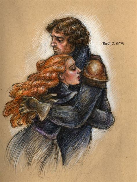 Theon and Sansa by suburbanbeatnik | Sansa stark art, Robb stark fanart ...