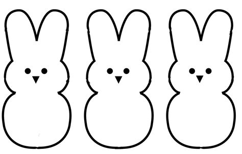 Traceable Easter Bunny - ClipArt Best