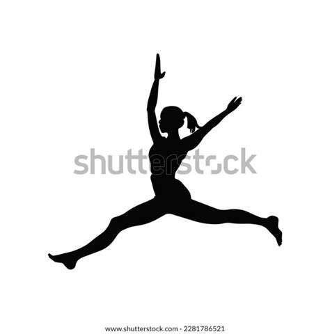 Exercise Silhouette Vector Art Stock Vector (Royalty Free) 2281786521 ...