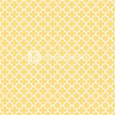 Pastel Yellow Quatrefoil Pattern Royalty-Free Stock Image - Storyblocks