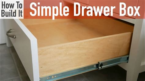 How To Build A Simple Drawer Box Rogue Engineer