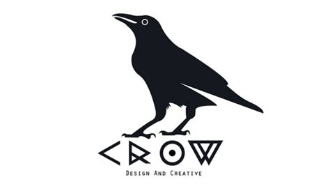 LOGO DESIGN | Crow logo, Animal logo, Crow tattoo design