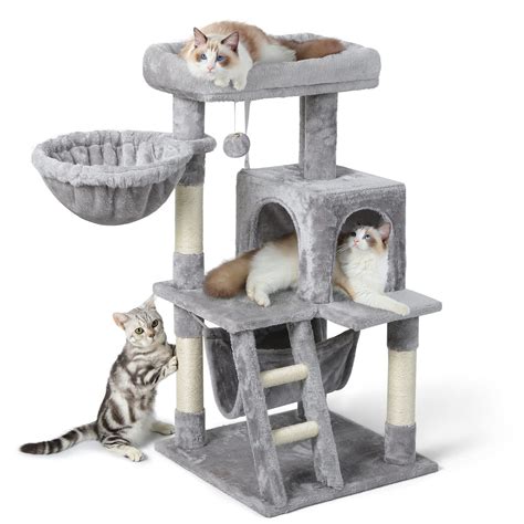 rabbitgoo Cat Tree Cat Tower for Indoor Cats, Multi-Level Cat House ...