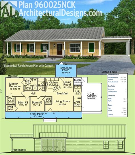 Simple Ranch Style House Plans With Open Floor Plan : The houses fuse ...