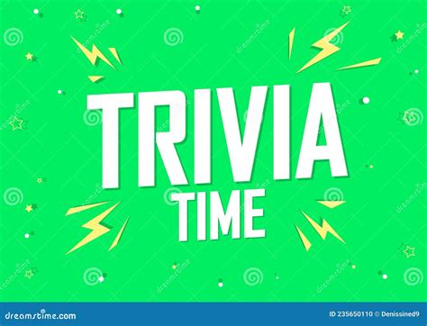 Trivia Time, Banner Design Template Stock Illustration - Illustration ...