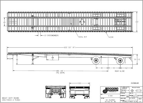 Titanium Standard Flatbed Specifications » Doonan Specialized Trailers ...