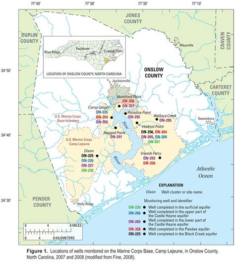 Camp Lejeune Nc Map - Living Room Design 2020