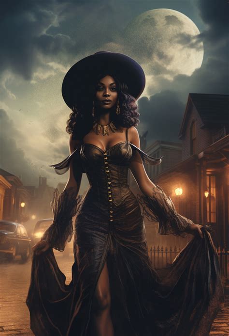 Wall Art Print | The Witch of New Orleans, Black Woman Witch | Europosters