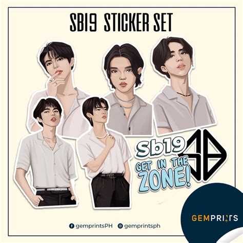 SB19 Fan Art Sticker Set | Shopee Philippines