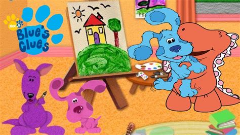 Blue's Clues: Blue's Clues Reading Story Book with Green Kitten, Purple ...