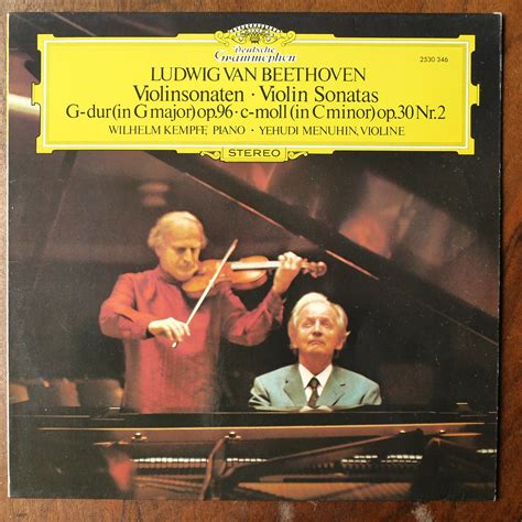 Beethoven - Violin Sonatas op.96, op.30 No.2 - Yehudi Menuhin Violin ...