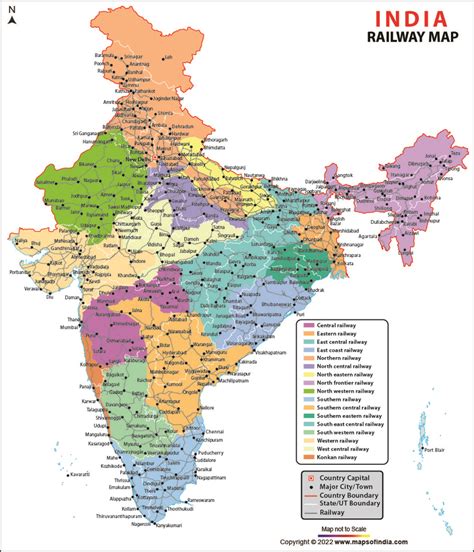 Indian Railway Station Map