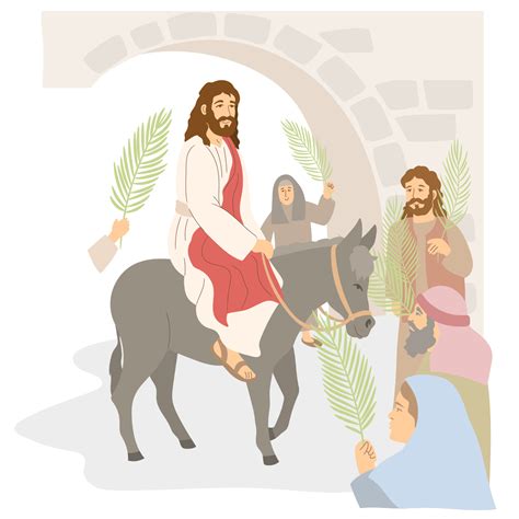 Clipart Palm Sunday Jesus Pictures