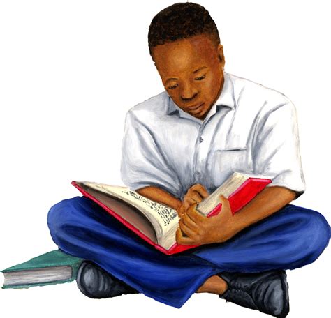 Inspiring a Love of Learning: Child Reading Images and Clipart