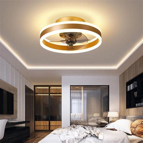 Ceiling Fan Modern LED Aluminum PVC Design Ceiling Fans LED Ceiling Li ...