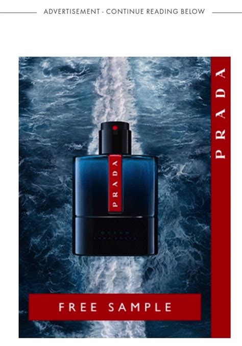 Prada Luna Rossa Ocean sample - Get me FREE Samples