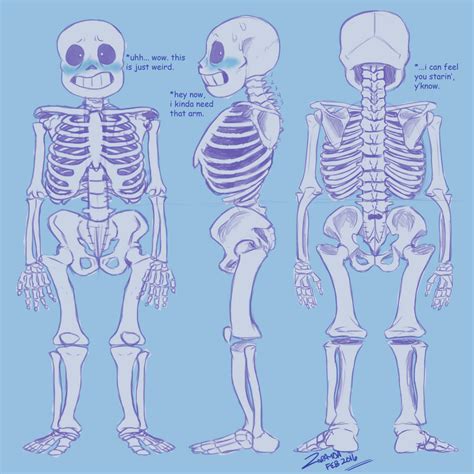 Sans Model Sheet by TheProtobabe on DeviantArt