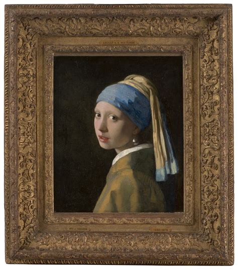 Johannes Vermeer, Girl with a Pearl Earring, c. 1665 | Famous art ...