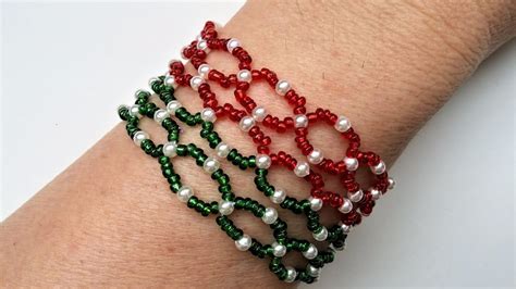 3 bracelets 1 pattern. Simple beading pattern for beginners - YouTube