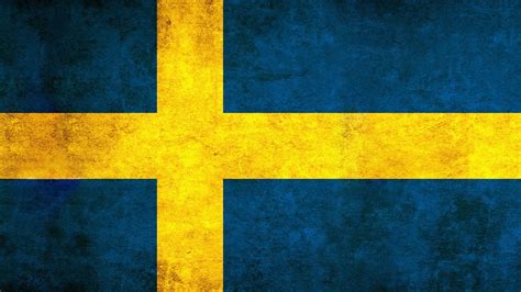 HD Wallpaper: Vibrant Flag of Sweden