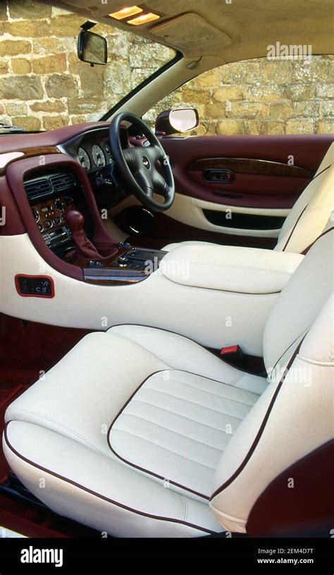 Aston Martin DB7 interior 1994 Stock Photo - Alamy