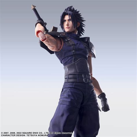 Crisis Core Final Fantasy VII Zack Fair Play Arts Kai Figure - town ...